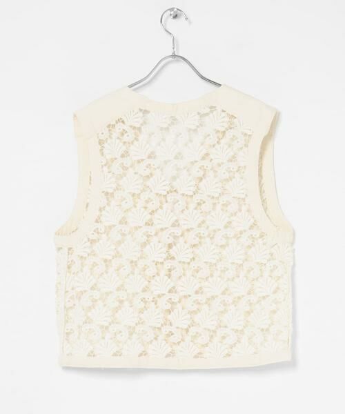 Sonny Label / サニーレーベル ベスト | ボタニカルモチーフレースベスト | 詳細8
