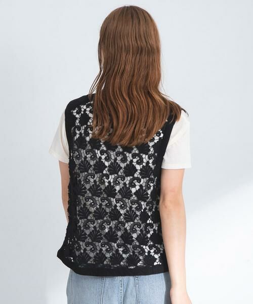 Sonny Label / サニーレーベル ベスト | ボタニカルモチーフレースベスト | 詳細14