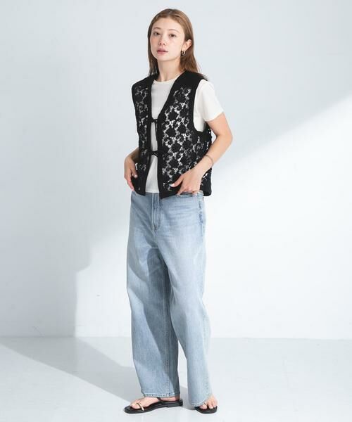 Sonny Label / サニーレーベル ベスト | ボタニカルモチーフレースベスト | 詳細15