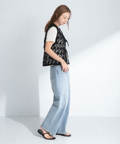 Sonny Label / サニーレーベル ベスト | ボタニカルモチーフレースベスト | 詳細16