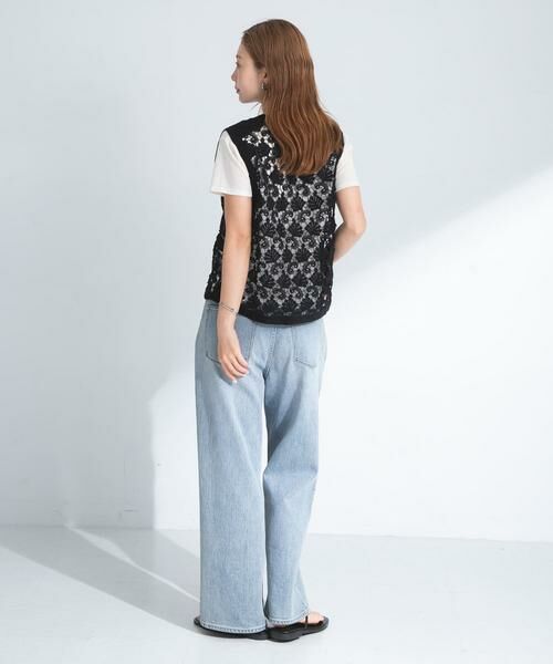 Sonny Label / サニーレーベル ベスト | ボタニカルモチーフレースベスト | 詳細17