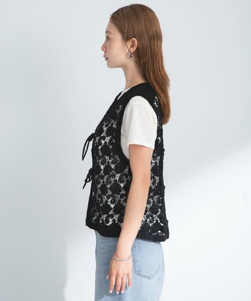 Sonny Label / サニーレーベル ベスト | ボタニカルモチーフレースベスト | 詳細19