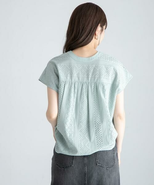 Sonny Label / サニーレーベル シャツ・ブラウス | 『WEB限定』バンドカラーコットンレースシャツ | 詳細4