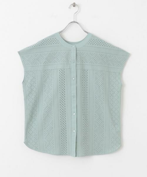 Sonny Label / サニーレーベル シャツ・ブラウス | 『WEB限定』バンドカラーコットンレースシャツ | 詳細7