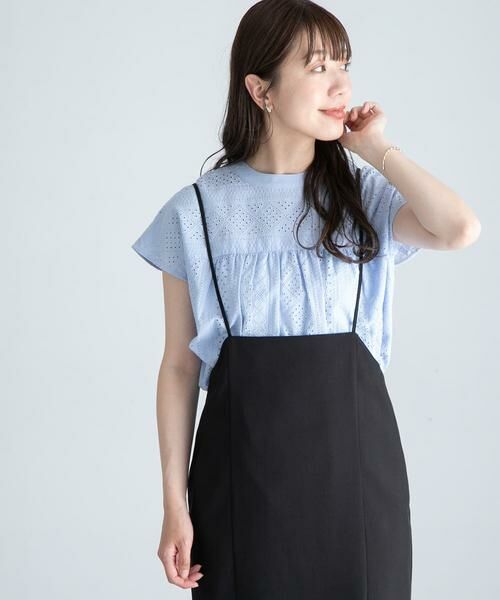 Sonny Label / サニーレーベル シャツ・ブラウス | 『WEB限定』バンドカラーコットンレースシャツ | 詳細10