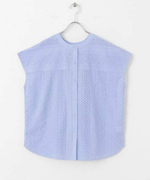 Sonny Label / サニーレーベル シャツ・ブラウス | 『WEB限定』バンドカラーコットンレースシャツ | 詳細14