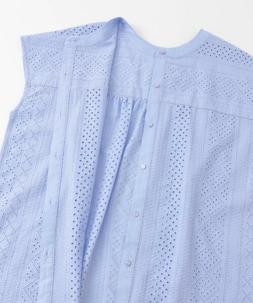 Sonny Label / サニーレーベル シャツ・ブラウス | 『WEB限定』バンドカラーコットンレースシャツ | 詳細15
