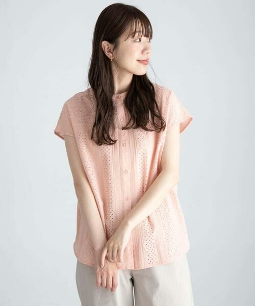 Sonny Label / サニーレーベル シャツ・ブラウス | 『WEB限定』バンドカラーコットンレースシャツ | 詳細21