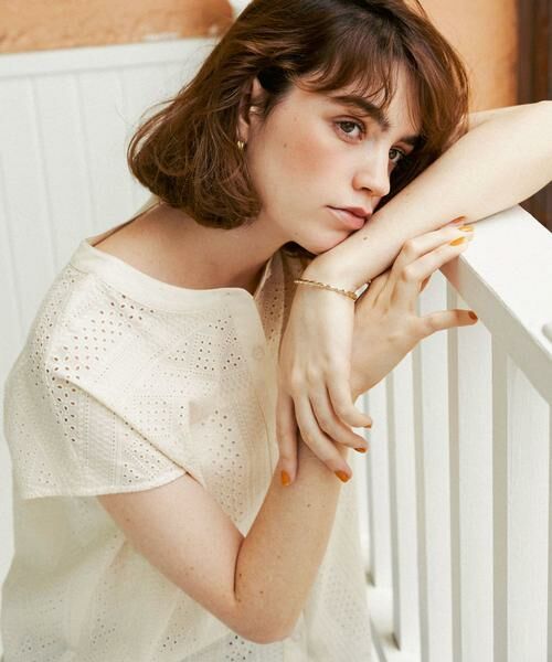 Sonny Label / サニーレーベル シャツ・ブラウス | 『WEB限定』バンドカラーコットンレースシャツ | 詳細30