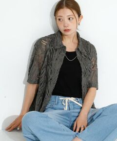 Sonny Label / サニーレーベル シャツ・ブラウス | テープレース半袖シャツ