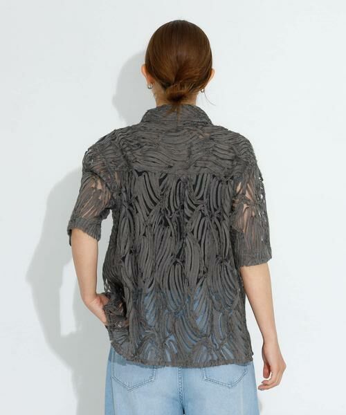 Sonny Label / サニーレーベル シャツ・ブラウス | テープレース半袖シャツ | 詳細13