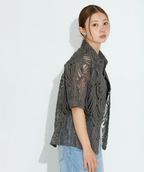 Sonny Label / サニーレーベル シャツ・ブラウス | テープレース半袖シャツ | 詳細14