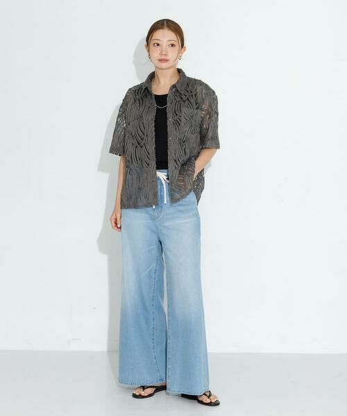 Sonny Label / サニーレーベル シャツ・ブラウス | テープレース半袖シャツ | 詳細15