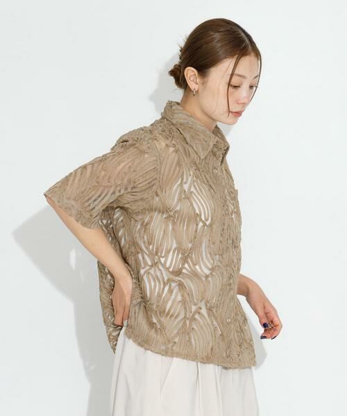 Sonny Label / サニーレーベル シャツ・ブラウス | テープレース半袖シャツ | 詳細27