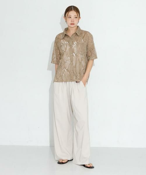 Sonny Label / サニーレーベル シャツ・ブラウス | テープレース半袖シャツ | 詳細30