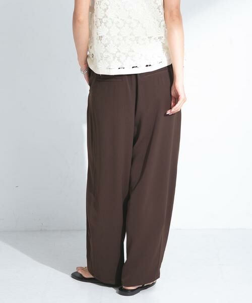 Sonny Label / サニーレーベル その他パンツ | ダブルタックワイドイージーパンツ | 詳細3