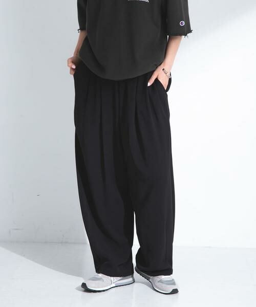 Sonny Label / サニーレーベル その他パンツ | ダブルタックワイドイージーパンツ | 詳細15