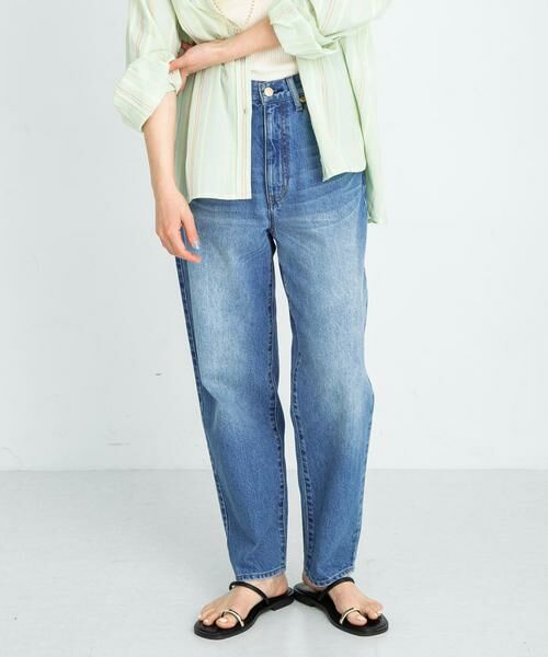 Sonny Label / サニーレーベル デニムパンツ | 『34サイズ/低身長向けも展開』ワイドテーパードデニム | 詳細1