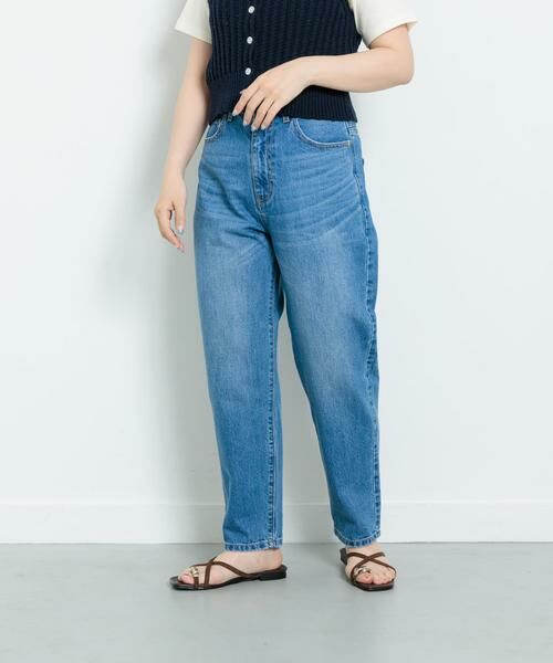 Sonny Label / サニーレーベル デニムパンツ | 『34サイズ/低身長向けも展開』ワイドテーパードデニム | 詳細10