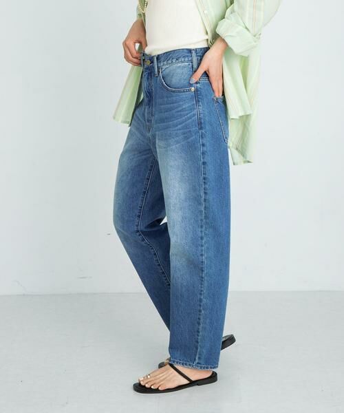 Sonny Label / サニーレーベル デニムパンツ | 『34サイズ/低身長向けも展開』ワイドテーパードデニム | 詳細2