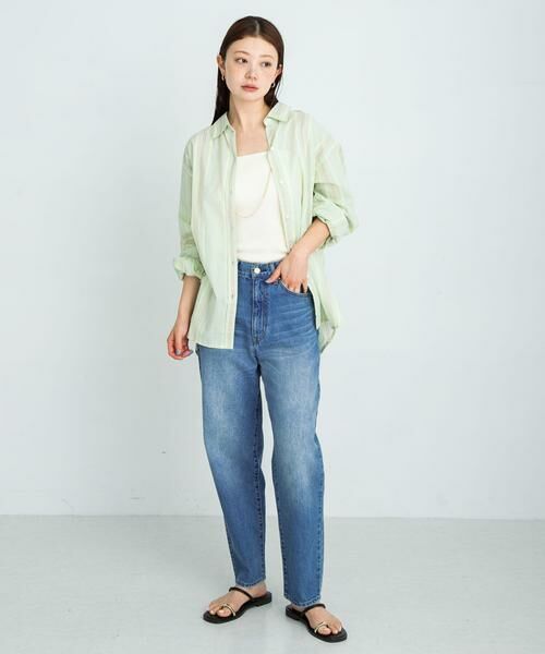 Sonny Label / サニーレーベル デニムパンツ | 『34サイズ/低身長向けも展開』ワイドテーパードデニム | 詳細5