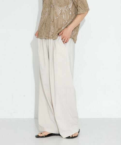 Sonny Label / サニーレーベル その他パンツ | 機能素材イージーワイドパンツ | 詳細2