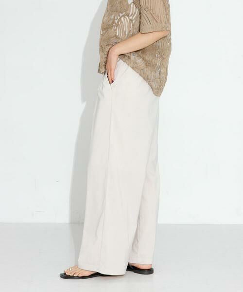 Sonny Label / サニーレーベル その他パンツ | 機能素材イージーワイドパンツ | 詳細3