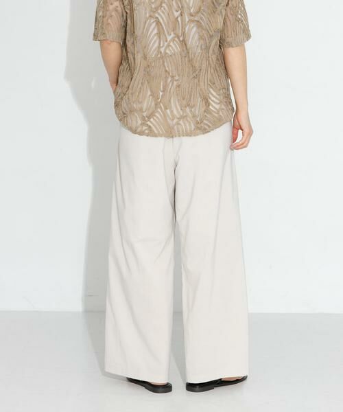 Sonny Label / サニーレーベル その他パンツ | 機能素材イージーワイドパンツ | 詳細4