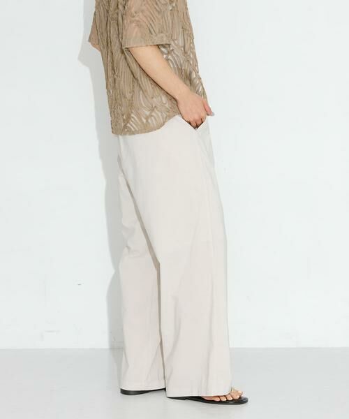 Sonny Label / サニーレーベル その他パンツ | 機能素材イージーワイドパンツ | 詳細5