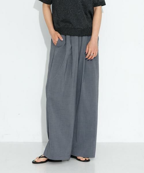 Sonny Label / サニーレーベル その他パンツ | 機能素材イージーワイドパンツ | 詳細12