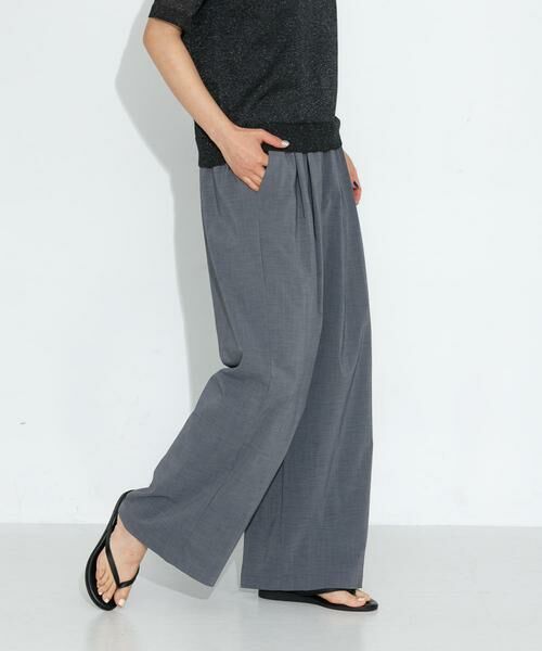 Sonny Label / サニーレーベル その他パンツ | 機能素材イージーワイドパンツ | 詳細15