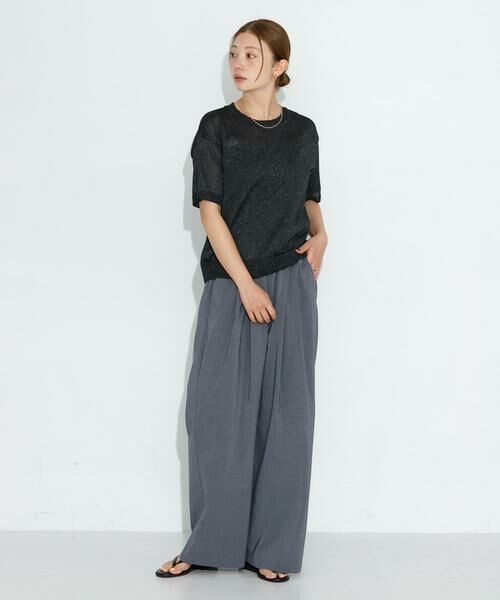 Sonny Label / サニーレーベル その他パンツ | 機能素材イージーワイドパンツ | 詳細16