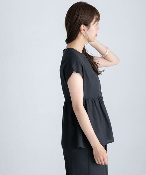Sonny Label / サニーレーベル ワンピース | 『WEB/一部店舗限定』リネン混ペプラムセットアップ | 詳細2