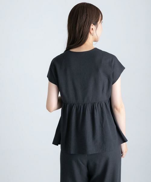 Sonny Label / サニーレーベル ワンピース | 『WEB/一部店舗限定』リネン混ペプラムセットアップ | 詳細3