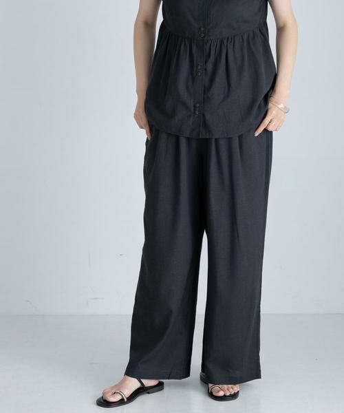 Sonny Label / サニーレーベル ワンピース | 『WEB/一部店舗限定』リネン混ペプラムセットアップ | 詳細4