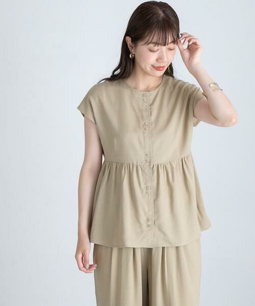 Sonny Label / サニーレーベル ワンピース | 『WEB/一部店舗限定』リネン混ペプラムセットアップ | 詳細13