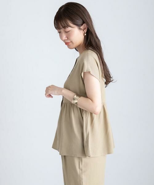 Sonny Label / サニーレーベル ワンピース | 『WEB/一部店舗限定』リネン混ペプラムセットアップ | 詳細14