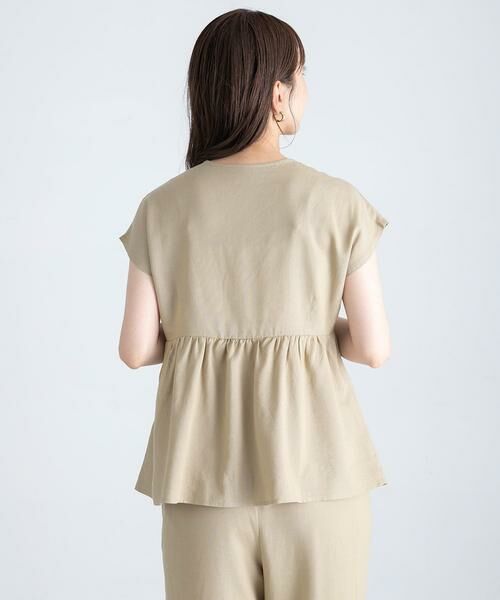 Sonny Label / サニーレーベル ワンピース | 『WEB/一部店舗限定』リネン混ペプラムセットアップ | 詳細15