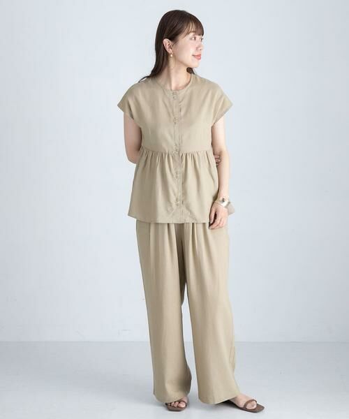 Sonny Label / サニーレーベル ワンピース | 『WEB/一部店舗限定』リネン混ペプラムセットアップ | 詳細17
