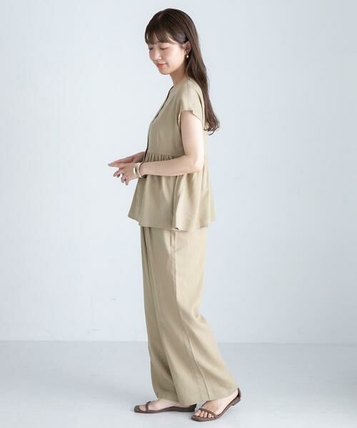 Sonny Label / サニーレーベル ワンピース | 『WEB/一部店舗限定』リネン混ペプラムセットアップ | 詳細18