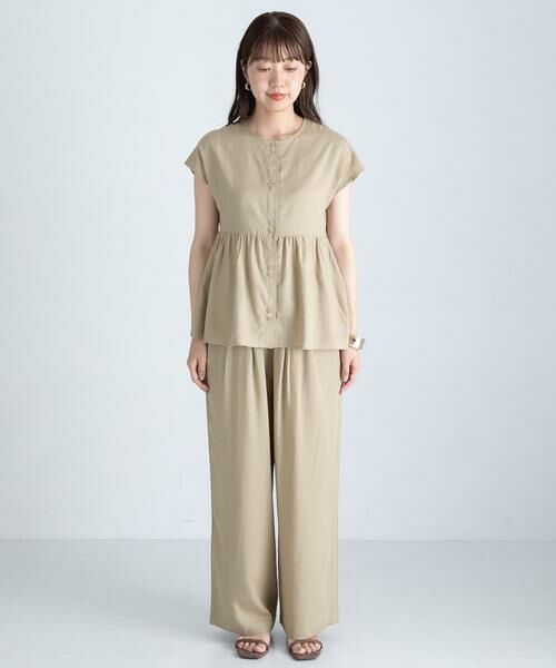 Sonny Label / サニーレーベル ワンピース | 『WEB/一部店舗限定』リネン混ペプラムセットアップ | 詳細20