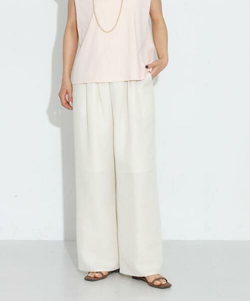 Sonny Label/サニーレーベル メッシュイージーワイドパンツ アイボリー 36 Sonny Label/サニーレーベル メッシュイージーワイドパンツ アイボリー 36