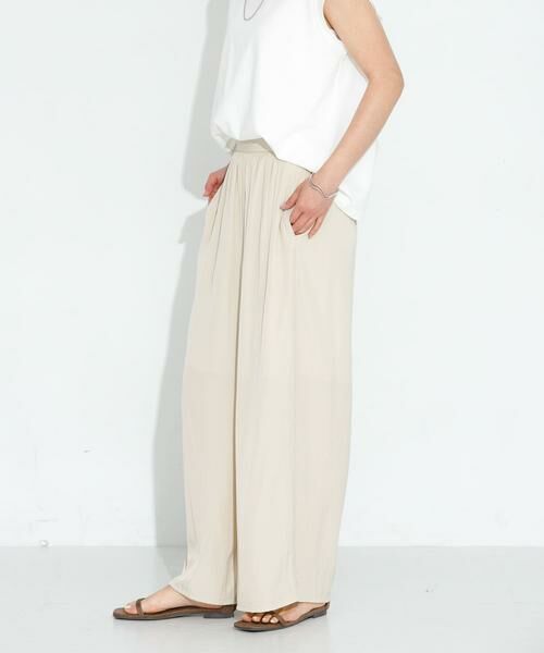 Sonny Label / サニーレーベル その他パンツ | ビンテージワッシャーイージーパンツ(ベージュ)