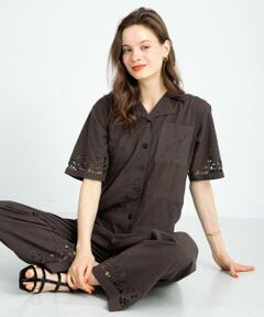 Sonny Label / サニーレーベル サロペット・オールインワン | エンブロイダリーコットンオールインワン