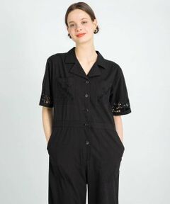 Sonny Label / サニーレーベル サロペット・オールインワン | エンブロイダリーコットンオールインワン