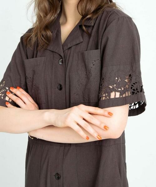 Sonny Label / サニーレーベル サロペット・オールインワン | エンブロイダリーコットンオールインワン | 詳細1