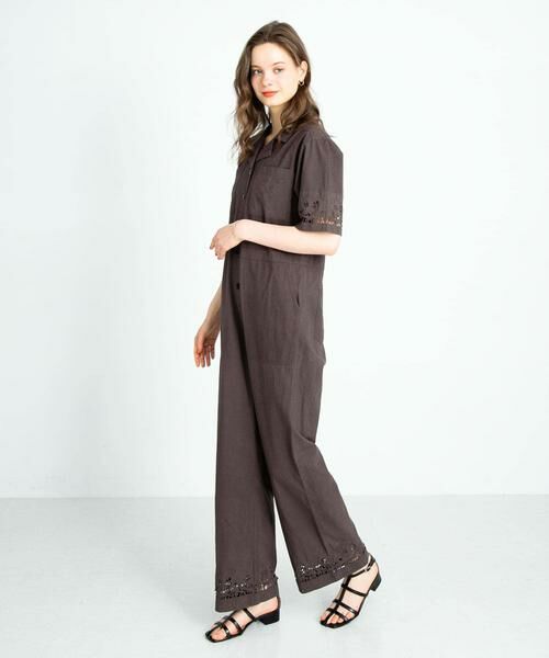 Sonny Label / サニーレーベル サロペット・オールインワン | エンブロイダリーコットンオールインワン | 詳細11