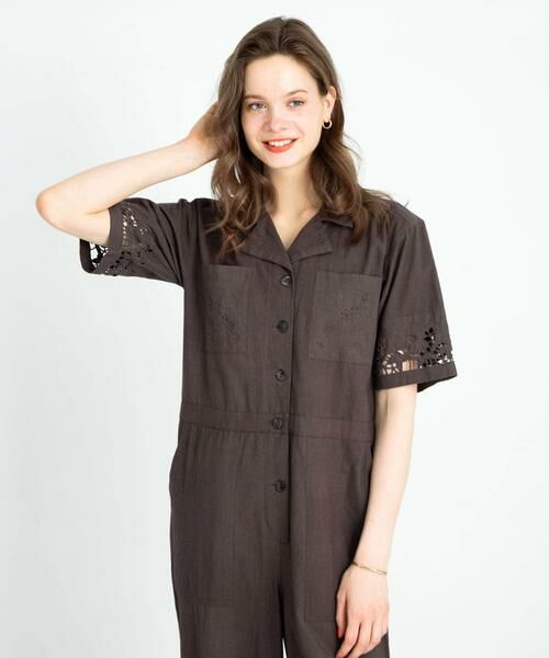 Sonny Label / サニーレーベル サロペット・オールインワン | エンブロイダリーコットンオールインワン | 詳細3