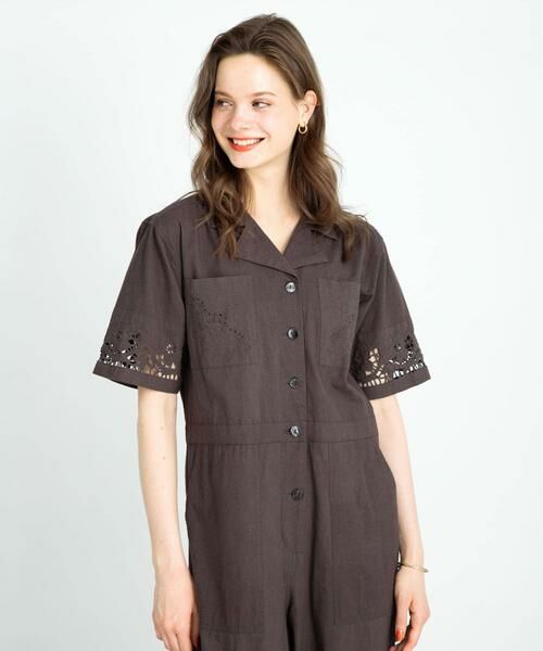 Sonny Label / サニーレーベル サロペット・オールインワン | エンブロイダリーコットンオールインワン | 詳細4