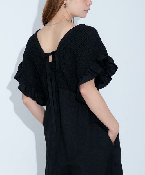 Sonny Label / サニーレーベル サロペット・オールインワン | シャーリングサマーオールインワン | 詳細1